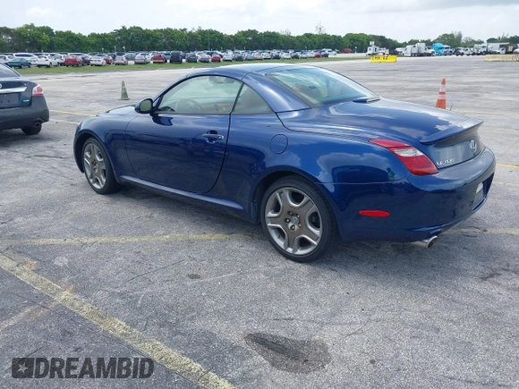 2006 Lexus SC 430 with VIN JTHFN48Y569001385, listed as a IAAI auction lot 42622825 with 61,002 mi miles and . Bid and sale history available at DreamBid. Image 3.