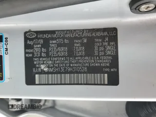 2009 Hyundai Santa Fe SE с VIN 5NMSH13E79H310528, выставлен на аукционе Copart как лот 58806755 с пробегом 159 308 миль миль и Списание • Salvage title. История ставок и продаж доступна на DreamBid. Изображение 13.