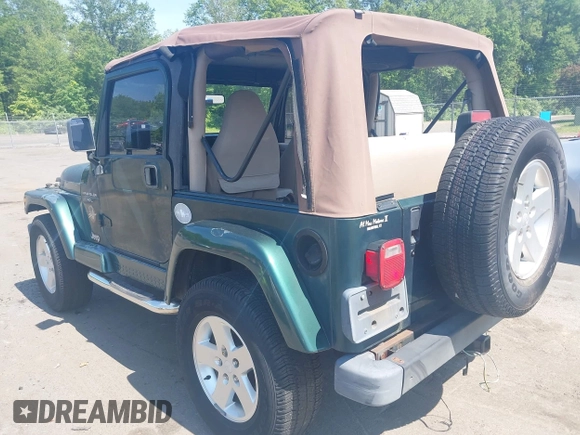 2000 Jeep Wrangler Sahara с VIN 1J4FA59S0YP748057, выставлен на аукционе IAAI как лот 42420342 с пробегом 195 963 миль миль и . История ставок и продаж доступна на DreamBid. Изображение 3.
