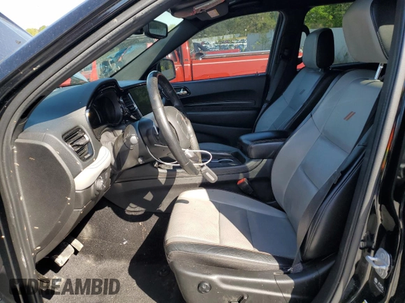 2021 Dodge Durango R/T with VIN 1C4SDJCT6MC885835, listed as a Copart auction lot 52768175 with 60,539 mi miles and Salvage title. Bid and sale history available at DreamBid. Image 7.