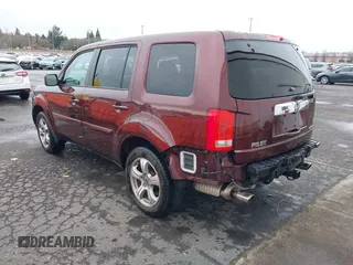 2013 Honda Pilot EX-L z VIN 5FNYF4H57DB074581, wystawiony jako IAAI lot #41636437 z przebiegiem 110 054 mil mil oraz . Historia ofert i sprzedaży dostępna na DreamBid. Obrazek 3.