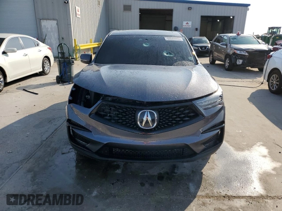 2021 Acura RDX w/A-Spec Package with VIN 5J8TC2H65ML020761, listed as a Copart auction lot 60089403 with 30,370 mi miles. Bid and sale history available at carsss.com. Image 5.