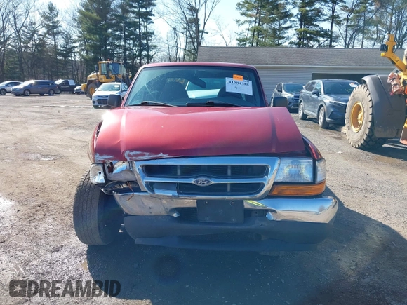 2000 Ford Ranger XL with VIN 1FTYR14V3YTA72602, listed as a IAAI auction lot 41984388 with 125,256 mi miles. Bid and sale history available at carsss.com. Image 12.