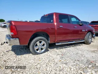 2018 Ram 1500 Lone Star Silver z VIN 1C6RR6LT1JS340745, wystawiony jako Copart lot #49689965 z przebiegiem 87 960 mil mil oraz Czysty tytuł • Clean title. Historia ofert i sprzedaży dostępna na DreamBid. Obrazek 3.