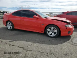 2005 Pontiac GTO with VIN 6G2VX12U65L382054, listed as a Copart auction lot 43629155 with 91,018 mi miles and Salvage Title. Bid and sale history available at carsss.com. Image 4.