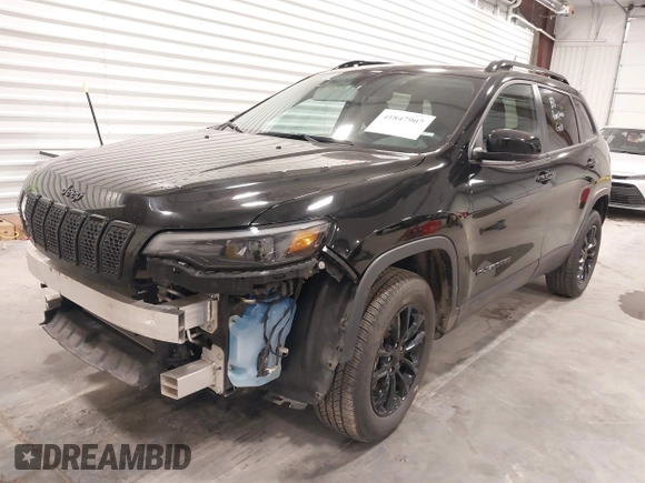 2023 Jeep Cherokee Altitude Lux with VIN 1C4PJMMB8PD109632, listed as a IAAI auction lot 41847907 with 47,219 mi miles. Bid and sale history available at carsss.com. Image 2.