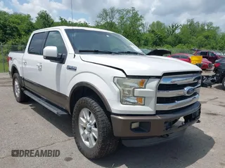 2015 Ford F-150 XLT with VIN 1FTEW1EF6FKD32660, listed as a IAAI auction lot 42066926 with 189,351 mi miles. Bid and sale history available at carsss.com. Image 1.