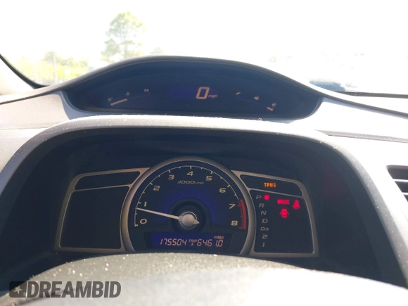 2008 Honda Civic LX with VIN 1HGFA16598L116468, listed as a IAAI auction lot 42054678 with 175,504 mi miles and . Bid and sale history available at DreamBid. Image 7.