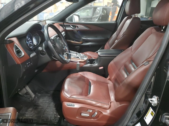 2016 Mazda CX-9 Signature with VIN JM3TCBEY0G0107825, listed as a Copart auction lot 43812975 with 72,138 mi miles and Salvage Title. Bid and sale history available at carsss.com. Image 7.