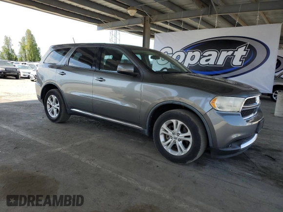 2012 Dodge Durango SXT with VIN 1C4RDHAG5CC180746, listed as a Copart auction lot 53272455 with 206,012 mi miles and Salvage Title. Bid and sale history available at carsss.com. Image 4.
