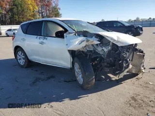 2013 Nissan Murano S with VIN JN8AZ1MU3DW206868, listed as a Copart auction lot 81596264 with 166,778 mi miles and Salvage Title. Bid and sale history available at carsss.com. Image 4.