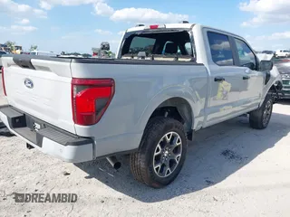 2024 Ford F-150 STX with VIN 1FTEW2KP0RKD54886, listed as a IAAI auction lot 41914547 with 8,148 mi miles and . Bid and sale history available at carsss.com. Image 4.