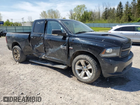 2014 Ram 1500 Sport z VIN 1C6RR7HTXES388636, wystawiony jako Copart lot #56590105 z przebiegiem Nie podano mil oraz Szkoda całkowita • Salvage title. Historia ofert i sprzedaży dostępna na DreamBid. Obrazek 4.