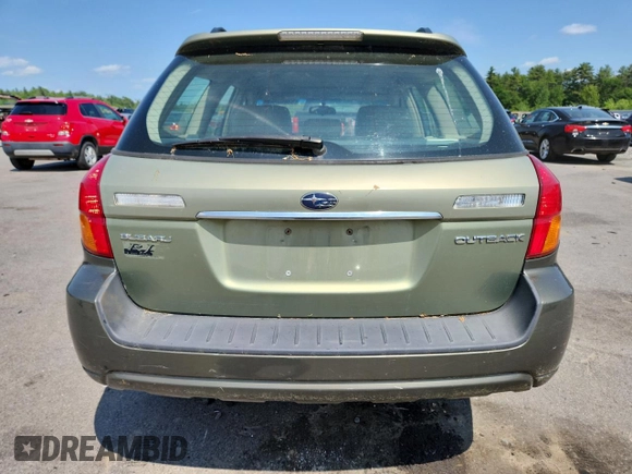 2006 Subaru Legacy Outback Limited with VIN 4S4BP62C467341654, listed as a Copart auction lot 58865145 with 298,826 mi miles and Clean title. Bid and sale history available at DreamBid. Image 6.