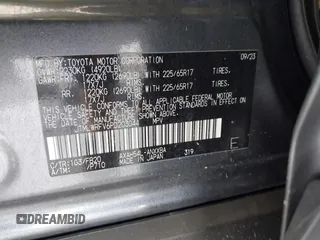 2023 Toyota RAV4 Hybrid LE with VIN JTMLWRFV6PD203044, listed as a IAAI auction lot 42320080 with 95,747 mi miles and . Bid and sale history available at DreamBid. Image 9.