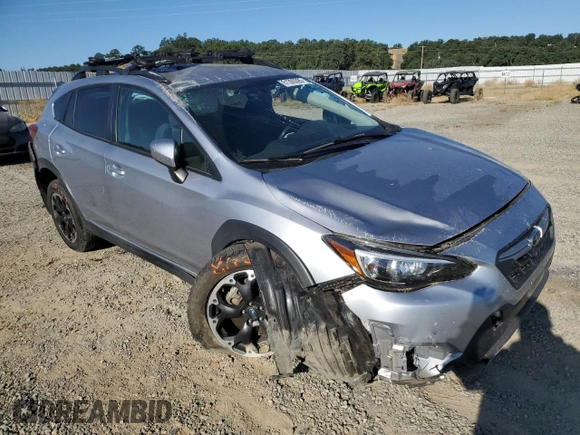 2021 Subaru Crosstrek Premium with VIN JF2GTAPC4M8363681, listed as a Copart auction lot 61309395 with 49,730 mi miles and Salvage title. Bid and sale history available at DreamBid. Image 4.
