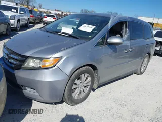 2016 Honda Odyssey EX-L with VIN 5FNRL5H67GB023727, listed as a IAAI auction lot 41673026 with Not Provided miles. Bid and sale history available at carsss.com. Image 2.
