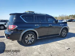 2018 Nissan Armada SV with VIN JN8AY2ND8J9058217, listed as a Copart auction lot 86916214 with 99,324 mi miles and Salvage Title. Bid and sale history available at carsss.com. Image 3.