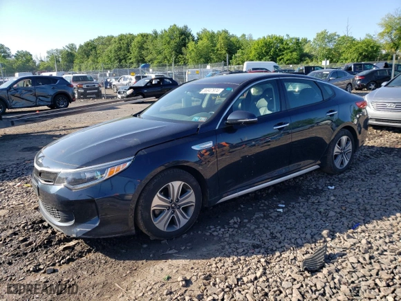 2017 Kia Optima Hybrid EX with VIN KNAGU4LE2H5010333, listed as a Copart auction lot 56947974 with 65,126 mi miles and Salvage Title. Bid and sale history available at carsss.com. Image 1.