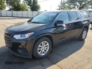 2020 Chevrolet Traverse LS with VIN 1GNERFKW1LJ131086, listed as a Copart auction lot 64578495 with 114,958 mi miles and Salvage title. Bid and sale history available at DreamBid. Image 1.