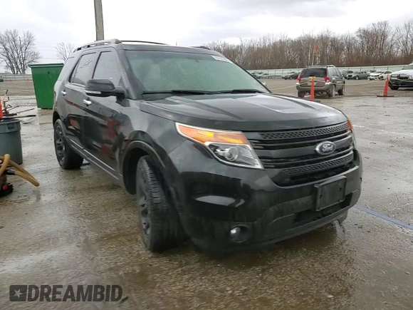 2015 Ford Explorer Limited with VIN 1FM5K8F88FGA70076, listed as a Copart auction lot 49781695 with 158,196 mi miles and Salvage Title. Bid and sale history available at DreamBid. Image 14.
