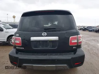 2020 Nissan Armada SL with VIN JN8AY2ND4L9107593, listed as a IAAI auction lot 41538490 with 185,607 mi miles. Bid and sale history available at carsss.com. Image 17.