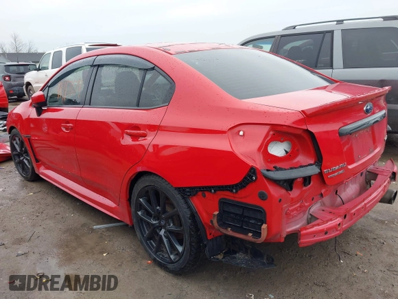 2020 Subaru WRX Premium with VIN JF1VA1C60L9806564, listed as a IAAI auction lot 41917674 with 75,173 mi miles. Bid and sale history available at carsss.com. Image 3.