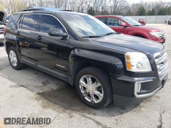 2017 GMC Terrain SLE with VIN 2GKALNEK1H6217907, listed as a Copart auction lot 52558335 with 128,973 mi miles and Salvage Title. Bid and sale history available at carsss.com. Image 4.