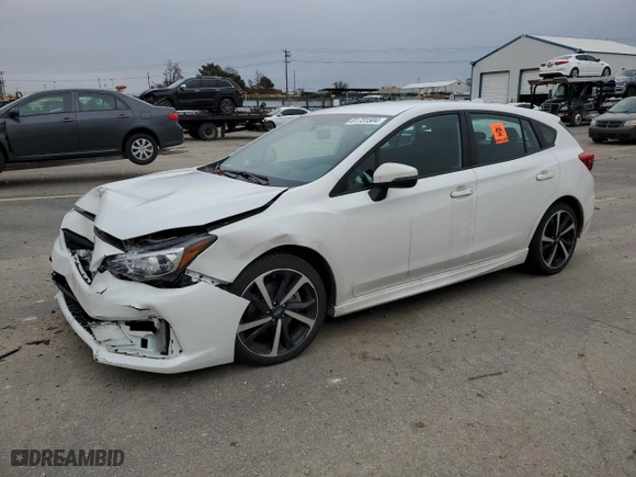 2022 Subaru Impreza Sport with VIN 4S3GTAL62N3717081, listed as a Copart auction lot 81731584 with 32,237 mi miles and Salvage Title. Bid and sale history available at carsss.com. Image 1.