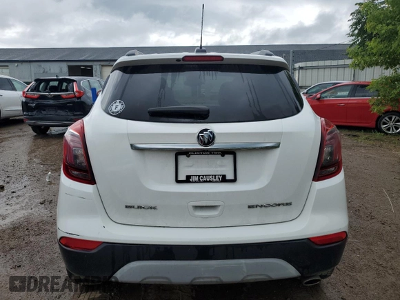 2017 Buick Encore Preferred with VIN KL4CJASB3HB117175, listed as a Copart auction lot 61460385 with 93,435 mi miles and Salvage title. Bid and sale history available at DreamBid. Image 6.