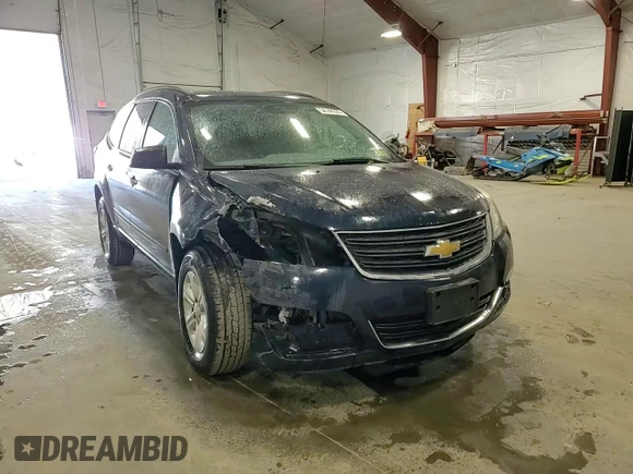 2015 Chevrolet Traverse LS z VIN 1GNKVFKD0FJ240866, wystawiony jako Copart lot #54148395 z przebiegiem 154 170 mil mil oraz Szkoda całkowita • Salvage title. Historia ofert i sprzedaży dostępna na DreamBid. Obrazek 15.