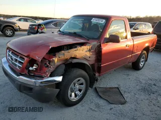 2002 Ford Ranger XL with VIN 1FTYR10U42TA63671, listed as a Copart auction lot 87420374 with 198,695 mi miles and Salvage Title. Bid and sale history available at carsss.com. Image 1.