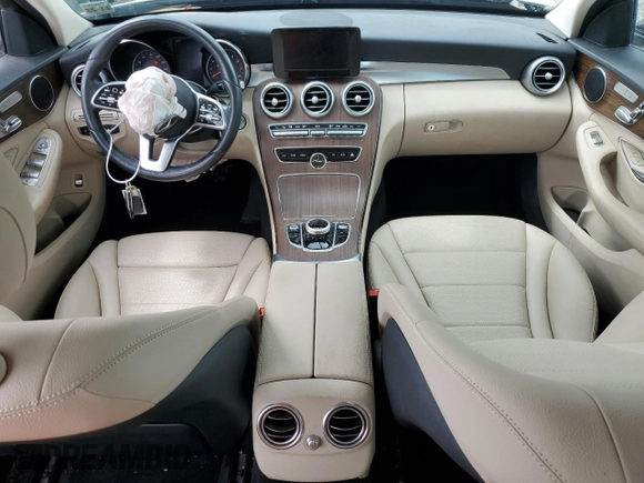 2019 Mercedes-Benz C 300 with VIN 55SWF8EB9KU288220, listed as a Copart auction lot 54954374 with Not Provided miles and Salvage Title. Bid and sale history available at carsss.com. Image 8.