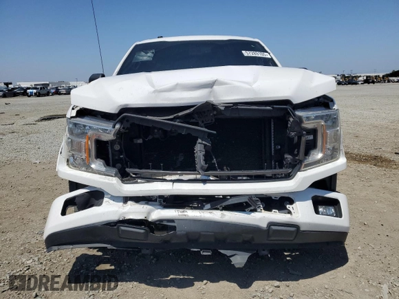 2018 Ford F-150 XL with VIN 1FTEW1CPXJKD45092, listed as a Copart auction lot 57289105 with 96,011 mi miles and Salvage title. Bid and sale history available at DreamBid. Image 5.