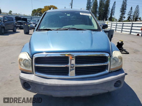 2005 Dodge Durango SXT with VIN 1D4HD38K45F584666, listed as a Copart auction lot 59212785 with 139,604 mi miles and Non repairable. Bid and sale history available at DreamBid. Image 5.