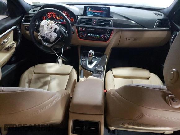 2017 BMW 3 Series 330i xDrive with VIN WBA8D9G30HNU65773, listed as a Copart auction lot 46899315 with 76,949 mi miles and Salvage Title. Bid and sale history available at carsss.com. Image 8.