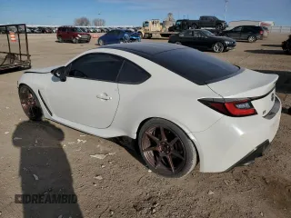 2022 Toyota GR86 with VIN JF1ZNBB11N9755502, listed as a Copart auction lot 84545344 with 25,502 mi miles and Salvage Title. Bid and sale history available at carsss.com. Image 2.