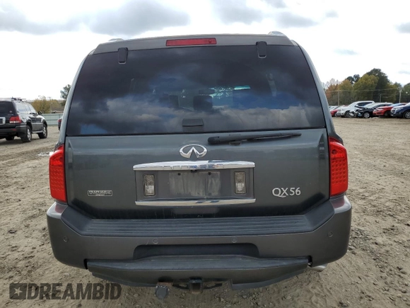 2009 Infiniti QX56 with VIN 5N3AA08DX9N903820, listed as a Copart auction lot 82182024 with 235,201 mi miles and Salvage Title. Bid and sale history available at carsss.com. Image 6.