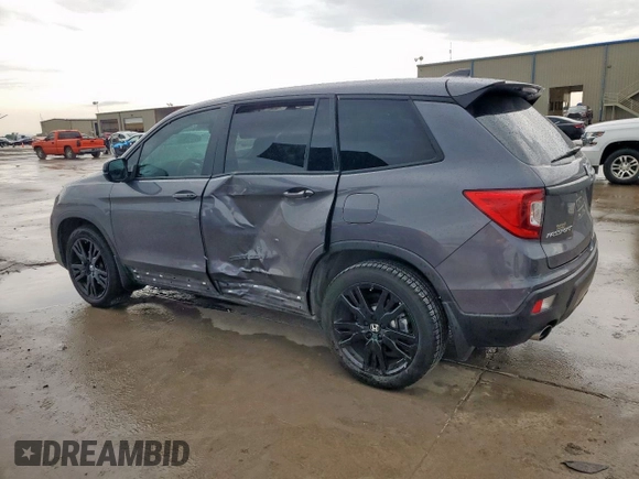 2021 Honda Passport Sport with VIN 5FNYF7H23MB014465, listed as a Copart auction lot 60483005 with 46,533 mi miles and Salvage title. Bid and sale history available at DreamBid. Image 2.