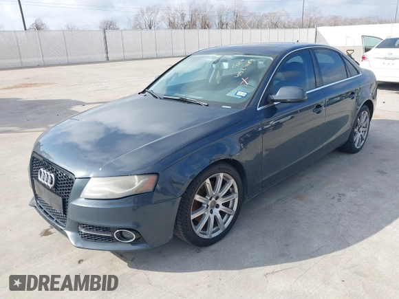 2010 Audi A4 2.0T Premium Plus with VIN WAUEFAFL9AN061618, listed as a IAAI auction lot 41527284 with 136,678 mi miles. Bid and sale history available at carsss.com. Image 2.