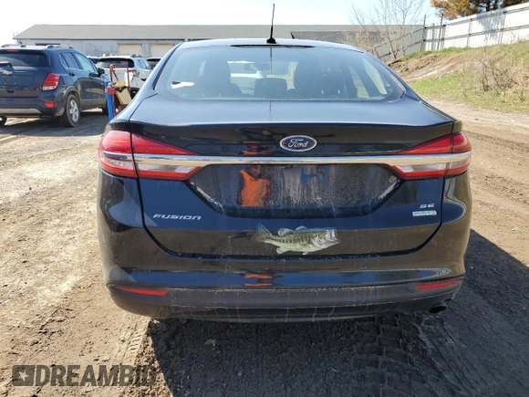 2018 Ford Fusion SE with VIN 3FA6P0HD0JR126993, listed as a Copart auction lot 53509225 with 164,478 mi miles and Clean Title. Bid and sale history available at carsss.com. Image 6.