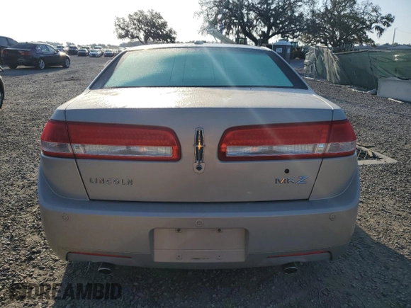 2010 Lincoln MKZ with VIN 3LNHL2GC0AR659778, listed as a Copart auction lot 52387585 with 76,655 mi miles and Salvage Title. Bid and sale history available at carsss.com. Image 6.