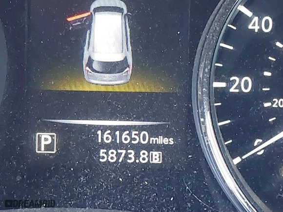2016 Nissan Rogue SV with VIN KNMAT2MT4GP691031, listed as a IAAI auction lot 41629854 with 161,650 mi miles. Bid and sale history available at carsss.com. Image 15.