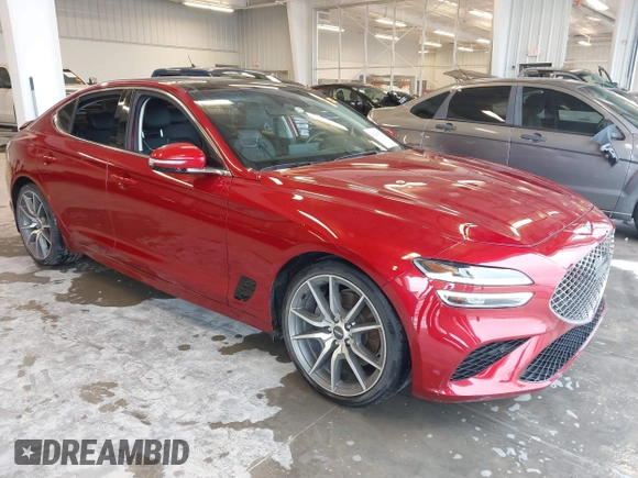 2022 Genesis G70 2.0T with VIN KMTG34TA3NU086889, listed as a IAAI auction lot 42205079 with 51,792 mi miles and . Bid and sale history available at DreamBid. Image 1.