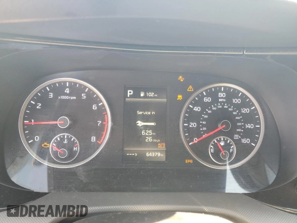 2022 Kia K5 LXS with VIN 5XXG14J23NG143548, listed as a Copart auction lot 46641935 with 64,379 mi miles and Salvage Title. Bid and sale history available at carsss.com. Image 9.