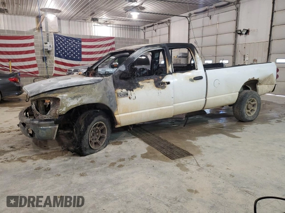 2007 Dodge Ram 2500 SLT with VIN 1D7KS28D47J583611, listed as a Copart auction lot 42685365 with 0 mi miles and Salvage Title. Bid and sale history available at carsss.com. Image 1.