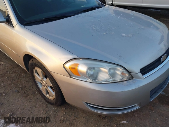 2006 Chevrolet Impala LT 3.5L with VIN 2G1WT58K669436007, listed as a IAAI auction lot 40910025 with 186,097 mi miles and . Bid and sale history available at DreamBid. Image 17.