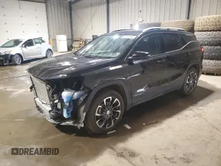 2022 GMC Terrain SLT with VIN 3GKALVEV0NL297542, listed as a Copart auction lot 50292245 with 24,659 mi miles and Salvage Title. Bid and sale history available at carsss.com. Image 1.