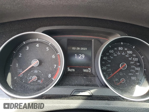 2020 Volkswagen Golf GTI S with VIN 3VW6T7AU8LM004565, listed as a Copart auction lot 42949743 with 39,276 mi miles. Bid and sale history available at carsss.com. Image 9.