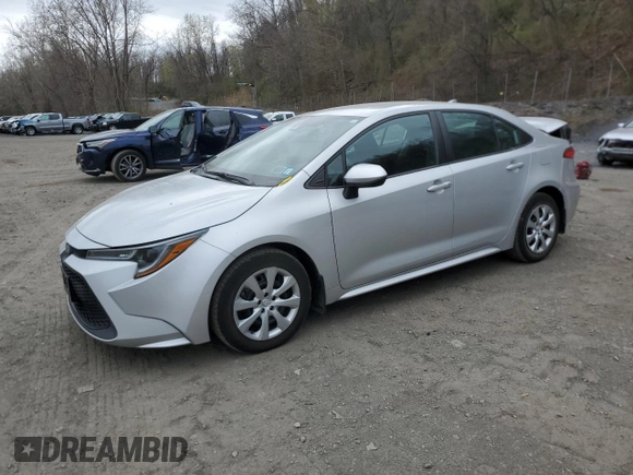 2020 Toyota Corolla LE with VIN 5YFEPRAE3LP065466, listed as a Copart auction lot 53377755 with 41,893 mi miles and Salvage Title. Bid and sale history available at carsss.com. Image 1.
